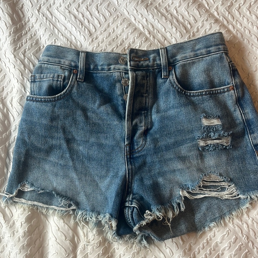 PacSun Vintage High Rise Jean Shorts.